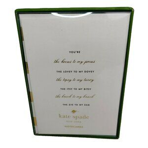 Kate Spade Notecard Set Bridesmaid Request New York Bridal 10 Cards Envelopes